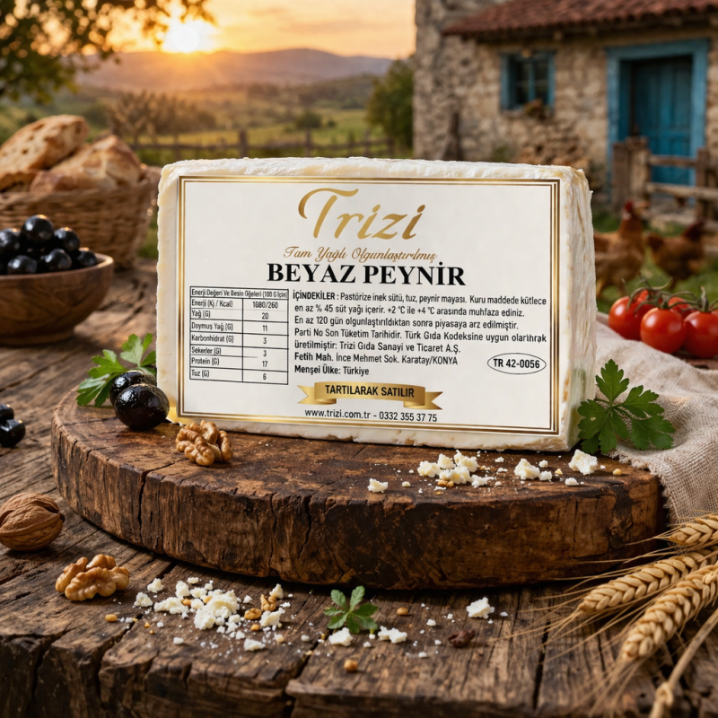 Trizi Olgunlaştırılmış Beyaz Peynir