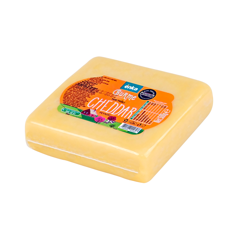 Cheddar Peyniri Tam Yağlı Olgunlaştırılmış - 500 g