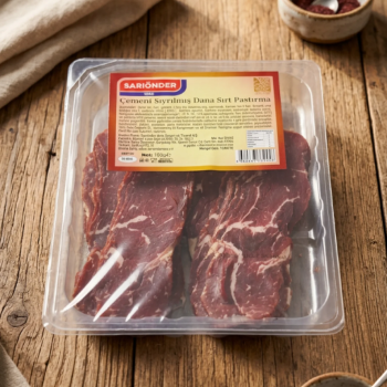 24x150 Gr Çemensiz Az Yağlı Sırt Pastırma