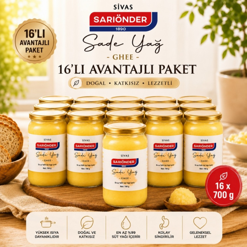 Sarıönder Sade Yağ Sarıönder Sade Yağ