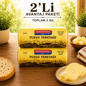Sarıönder Yemeklik Tereyağı  2 KG
