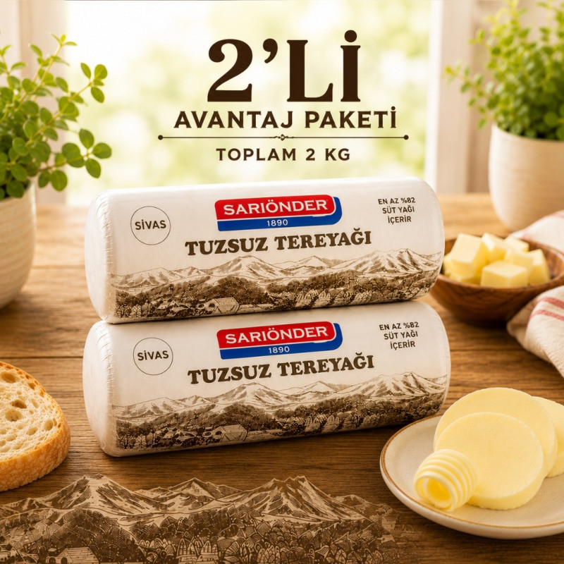 Sarıönder Kahvaltılık Tereyağı 2 KG Sarıönder Kahvaltılık Tereyağı 2 KG