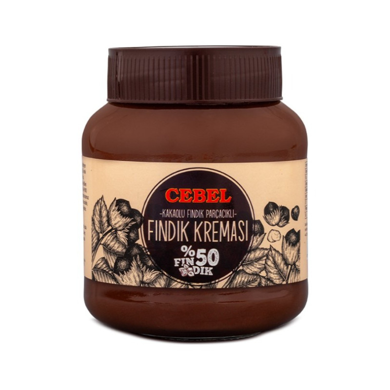 Cebel Fındık Parçacıklı Kakaolu Fındık Kreması 350 gr