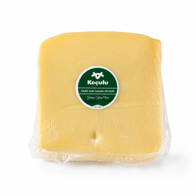 Koçulu Çiftliği Coğrafi İşaretli Kars Eski Kaşar Peyniri 750-800G Koçulu Çiftliği Coğrafi İşaretli Kars Eski Kaşar Peyniri 750-800G