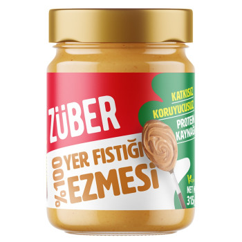 Züber %100 Fıstık Ezmesi 315 Gr Züber %100 Fıstık Ezmesi 315 Gr